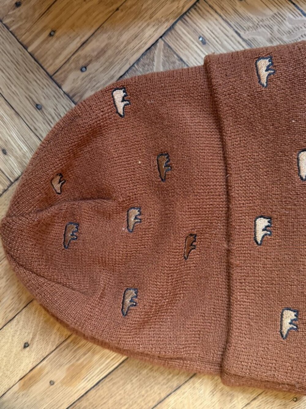 prAna Rust Knit Beanie